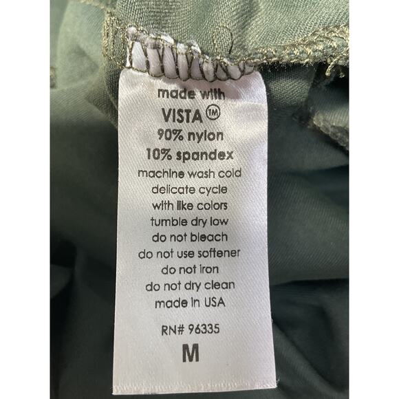 Susana Monaco 'Cross' Green Front Top Size M - Picture 5 of 5